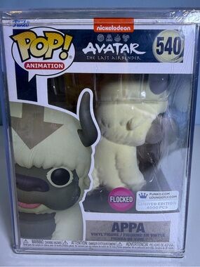 SUPER RARE Funko Pop! Animation Appa #540 (Flocked – Limited Edition 4000 pcs)